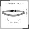 Adjustable Triathlon Number Belt with Loops, 6 Quick Release Food Ideal for Training,