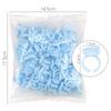 Heart 100Pcs/Bag Disposable Eyelash Extension Glue Holder Blooming Cup Tattoo Lash Glue Ring Plastic Colorful Eyelash