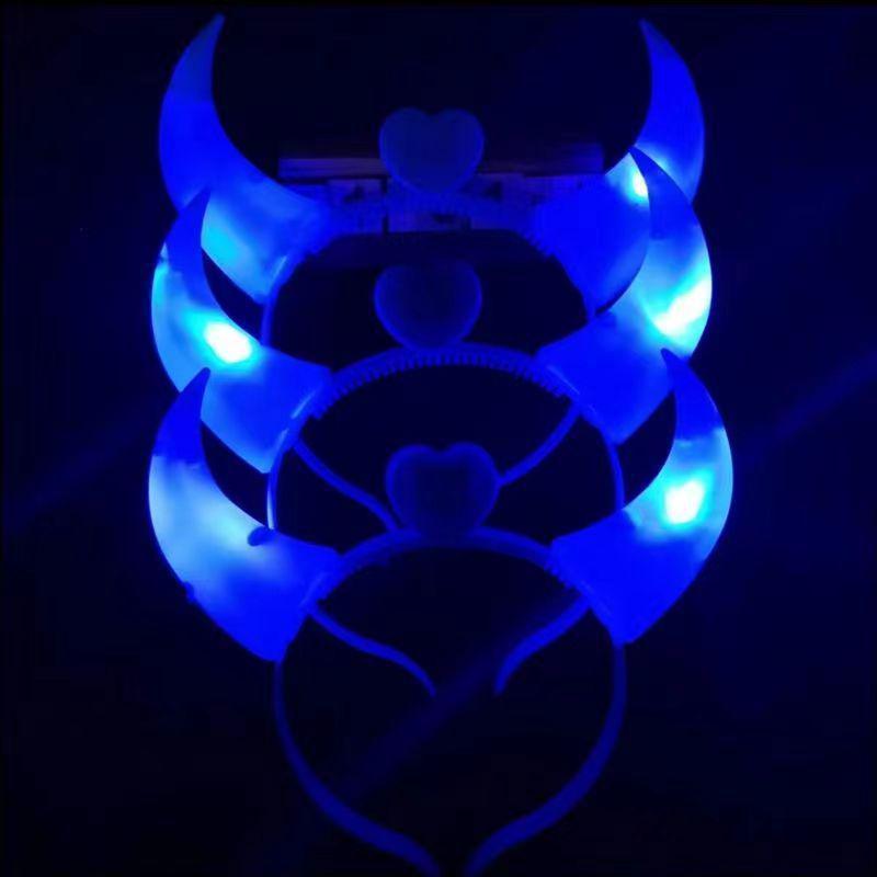 

Концертный синий серебристый светящийся стик светящийся звездный свет оголовье - реквизит для поддержки вечеринки