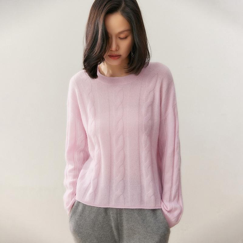 Qinghe 100% Pure Cashmere Women's Sweater - Ultra Soft Luxury Winter Pullover