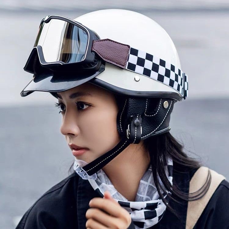 American Classic Beret Half Helmet for Men and Skateboarding Classic for Commuting to School or Commuting Circumference Women, Helmet, Style,