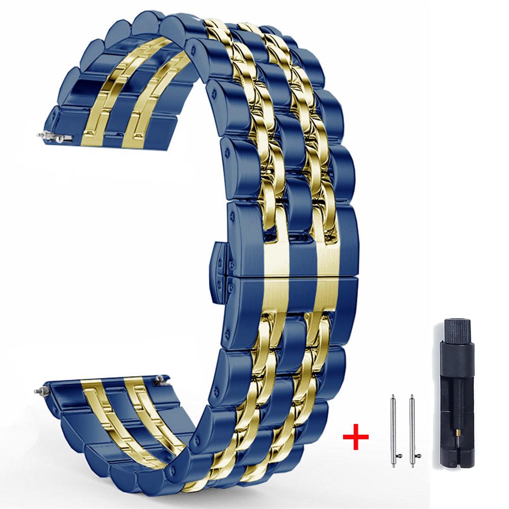 Metallarmband für HUAWEI GT 3 2 Pro 46mm Runner SE 43mm 42mm Edelstahl-Geflechtband für HUAWEI WATCH Buds Armband