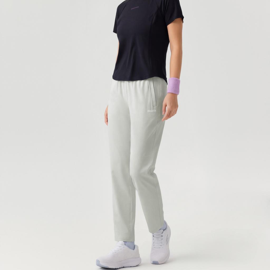 Skechers Solid Color Lace-Up Casual Pants Women bottoms P226W233-02VP