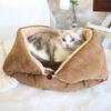 Pet Blanket Multifunctional Foldable Corduroy Warm Soft Cat Bed Mat for Dog