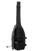 X-girl Oval Logo Bungee Cord Messenger Bag (105251053007) Black, One Size