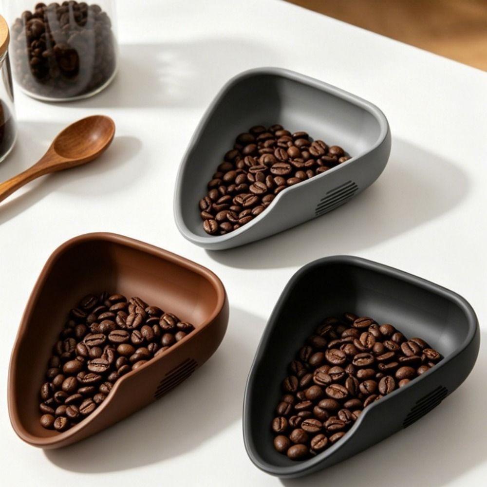 Non-Slip Base Silicone Dosing Cup Reusable Barista Weighing Plate For Espresso Machine