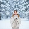 Plush Fur Ear Muffs for Women Winter Warm Fleece Ear Warmers Soft Plush Cold Weather Ear Protectors