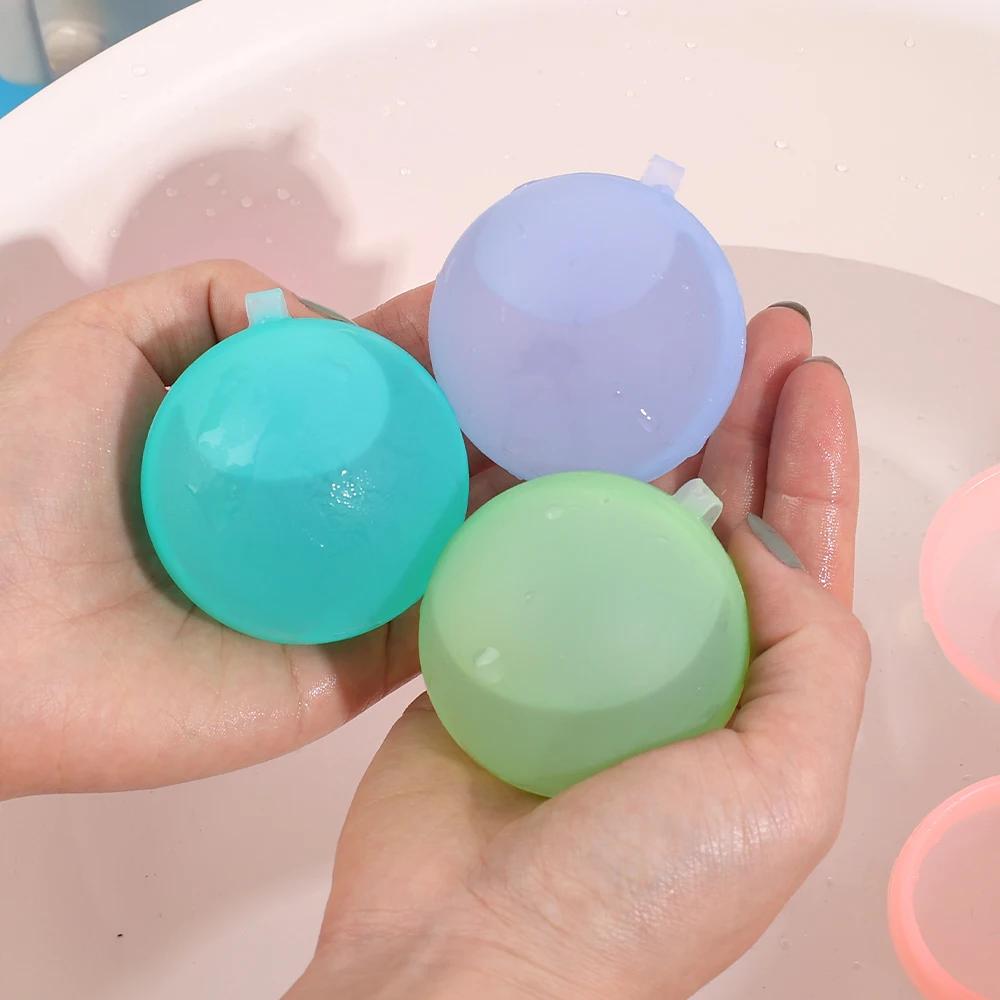 12-36Pcs Reusable Water Balloons For Kids Adults Outdoor Activities, Kids Pool Beach Bath Toys Water Bomb For Summer Games