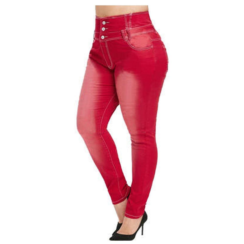 Fashion Women's Big Size Sexy Button Casual Party Shorts Jeans With Pockets