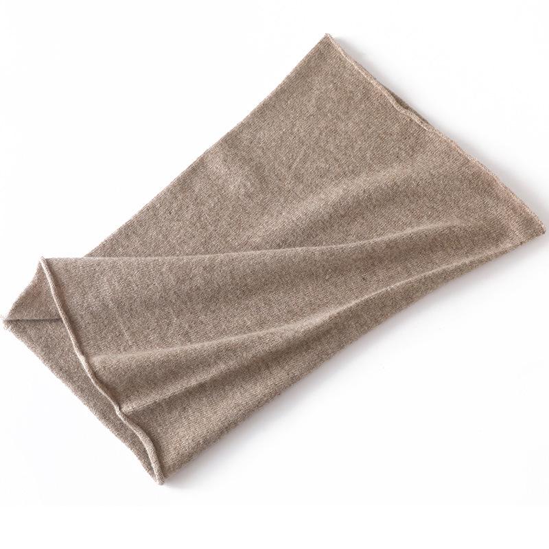 

Unisex Pure Wool Cashmere Neck Warmer: Cozy Knit Scarf & Dickey Pullover for Autumn/Winter верблюд