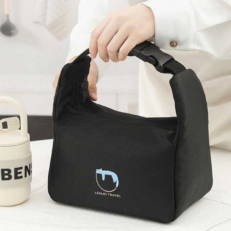 1 Stück Lunchpaket Isoliert Bento-Tasche Aluminiumfolie Lunchbox Kühlbeutel Tragbar Abendessen Picknick Lebensmittelaufbewahrung Handtasche Lunchtaschen