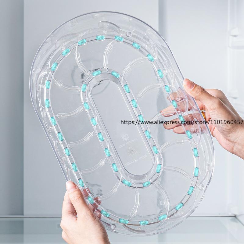 Rotating Spice Rack Space-Saving Multi-Functional Countertop Organizer for Kitchen Seasonings Kitchen Storage Container