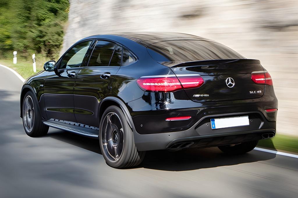 

Задний диффузор с насадками (Дизайн AMG43) для Mercedes GLC coupe C253