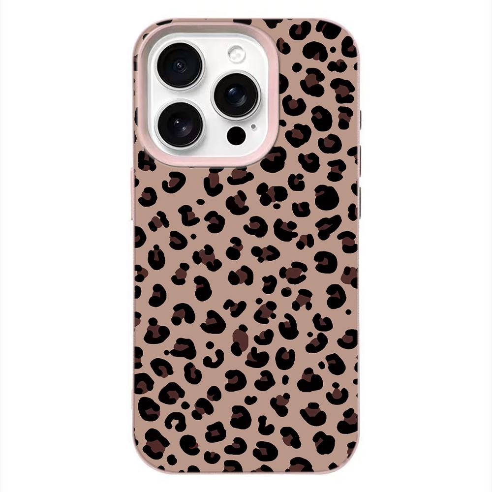 Sexy Leopard Print Phone Case For IPhone 17 16 15 Plus 11 13 12 14 Pro Max 16e 17 Air Soft Transparent Cover Cases Coque