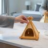 Hamster House Triangular Ceramic Tent GnawResistant with Window for Hamsters,