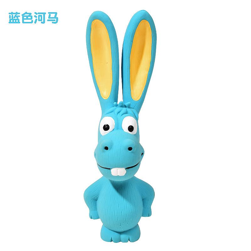 New Pet Latex Toy Long-eared Rabbit Animal Series Molar Teeth Cleaning Natural Latex Sound Toy Pet Products