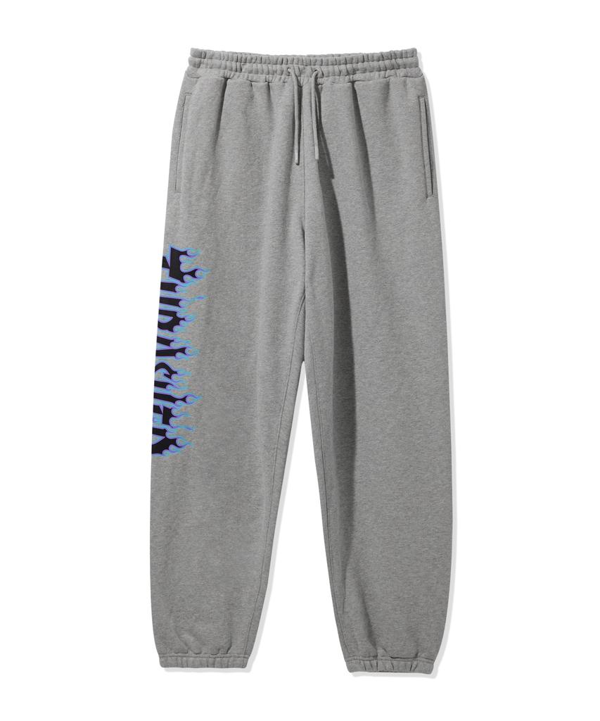 Treasure Flame Logo Sweat Jogger Pants Grey