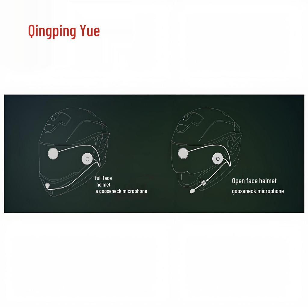 Neutral S3 Bluetooth Motorcycle Helmet Headset with Noise Cancelling & 3-Person Switching