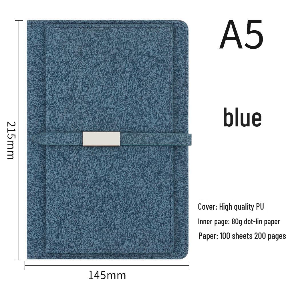 Custom Logo Business Notebook & Gift Set for Corporate Events синий