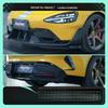 Compatible with Custom Carbon Fiber Front Splitter, Grooves, Electric Spoiler, & OEM Style Body Kit.