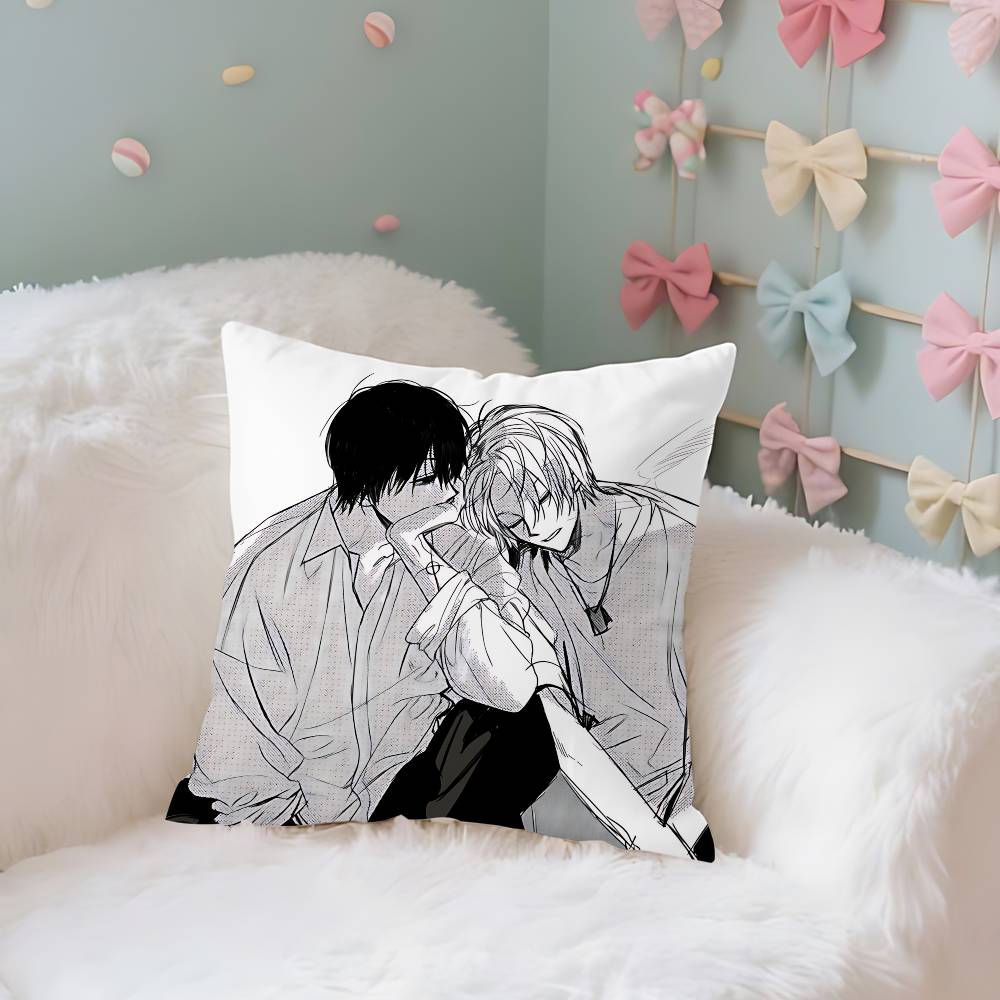 Nagumo And Shin Case Plush Fabric Soft Pillowcase Double Sided Print Cushion Cover Household Gifts
