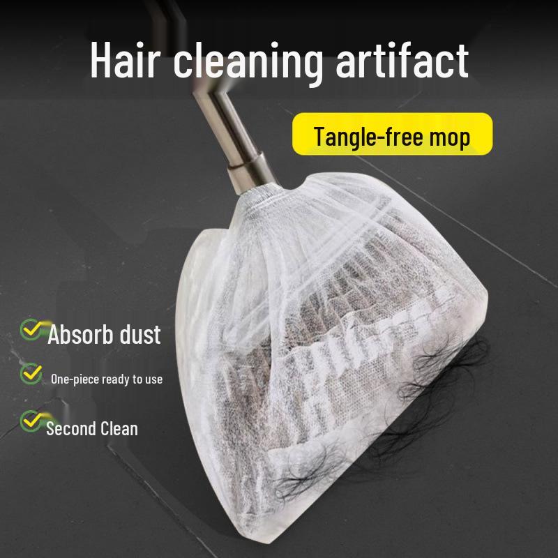 Disposable Non-Stick Broom Dust Cover for Hair and Floor Cleaning