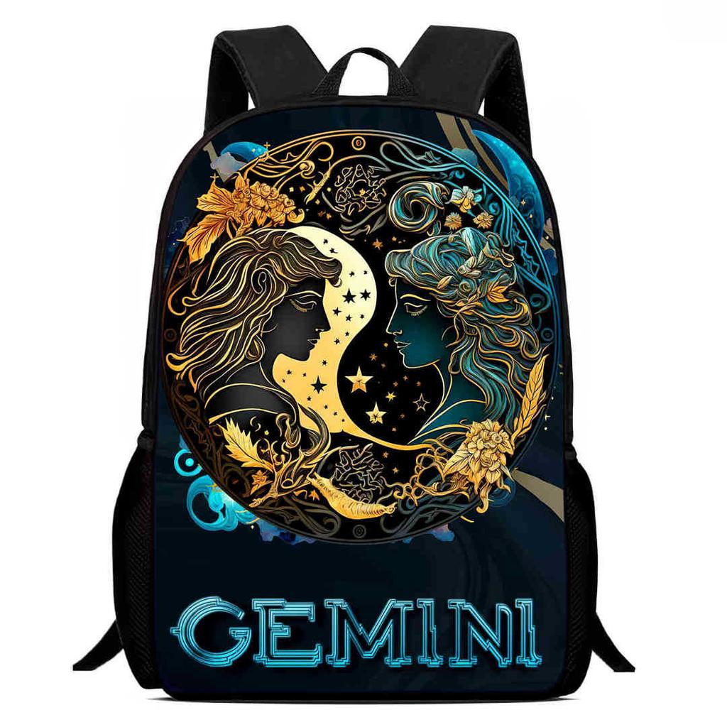 12 Sternbilder Schultasche High Definition Multifunktion Oxford Leichter Rucksack Haare