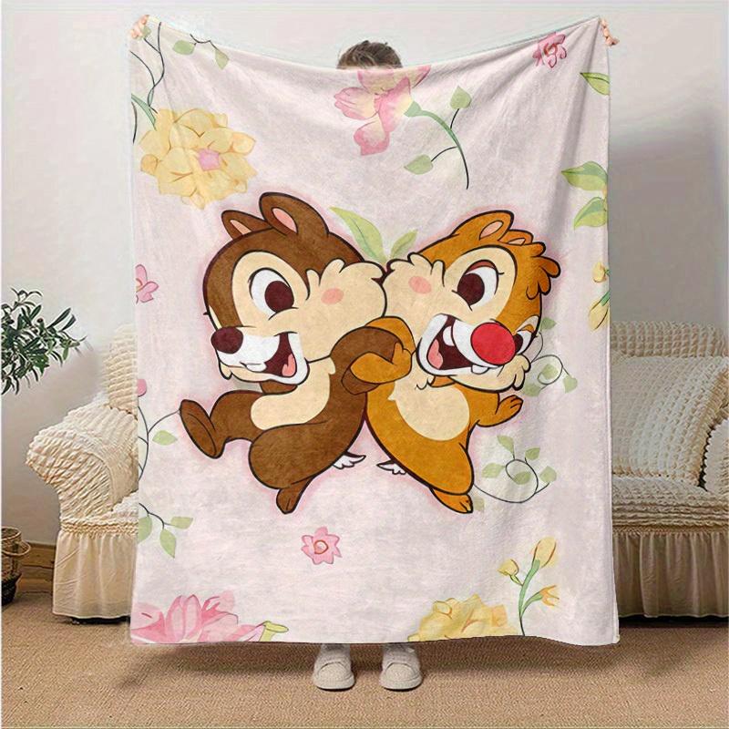 1 ks, Okouzlující deka Chip a Dale Perfektní pro domácí dekoraci, Potah na pohovku, Venkovní použití, Cestování