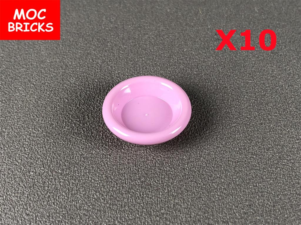 10pcs/lot MOC Bricks Food Cookies 3X3 6256 Bone Sugar Sstrawberry Sushi Crab DIY Educational Building Blocks Children's Toy