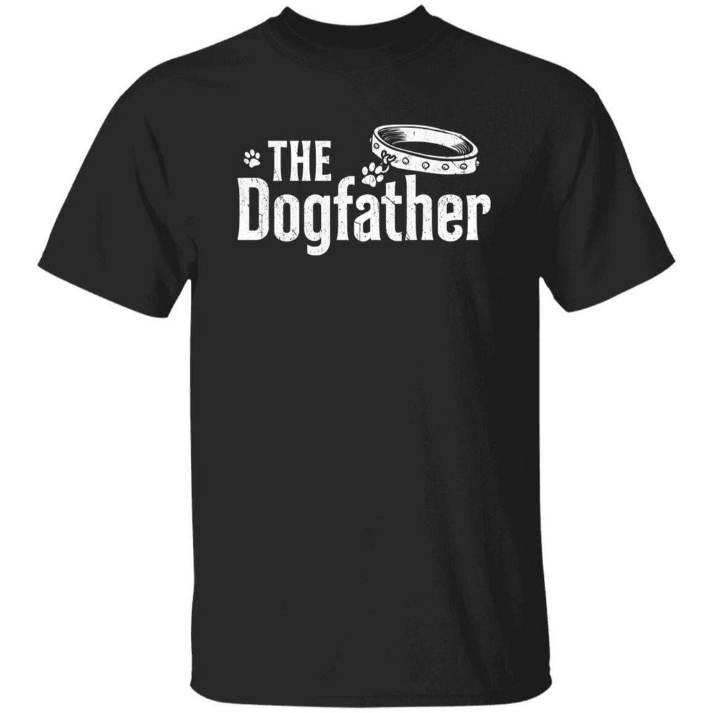 The Dogfather T-Shirt gift dog father Dog owner Unisex tee Black Navy Dark Heath
