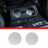 3PCS Aluminum Alloy Central Water Cup Holder & Pad For Land Rover Defender 04-18