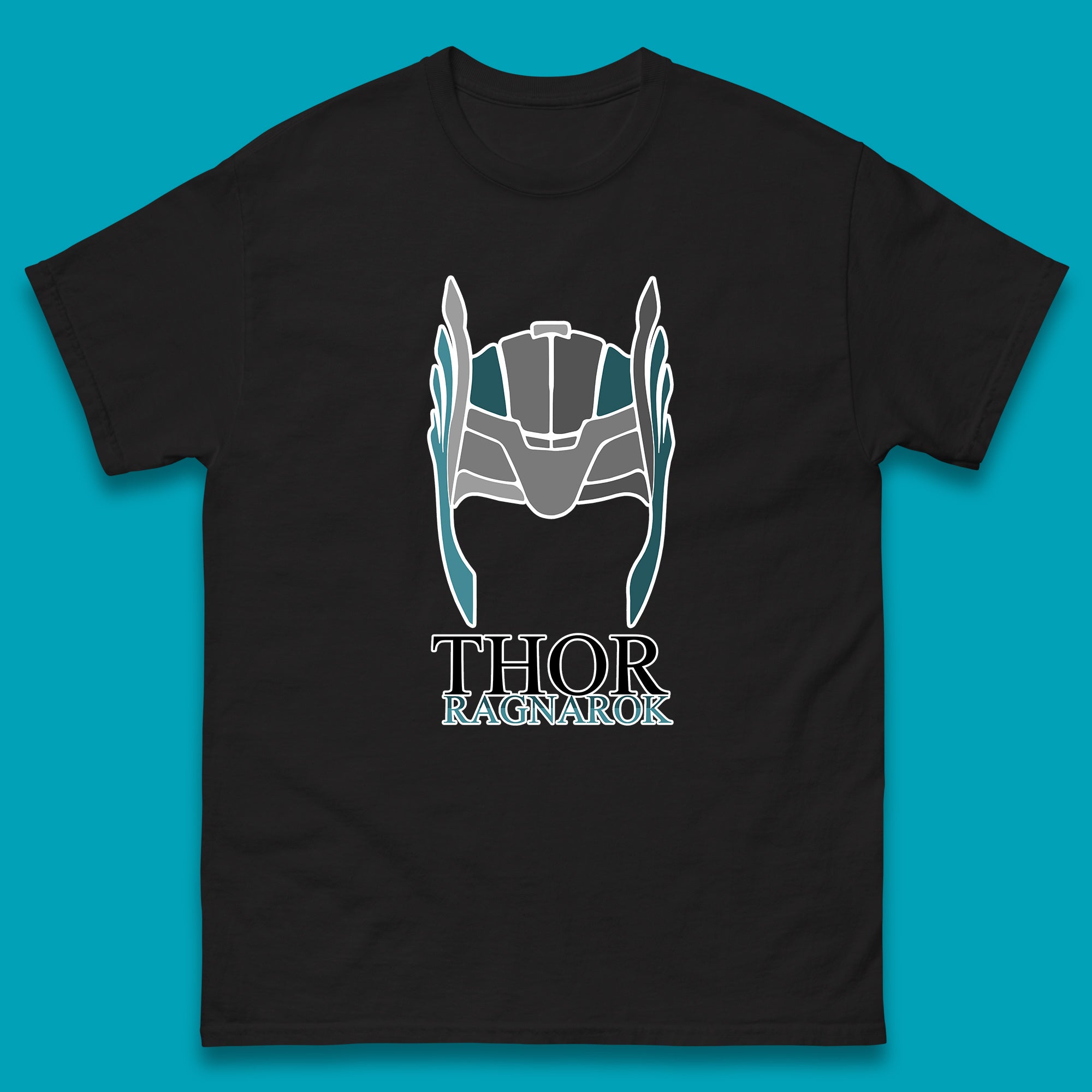 

Thor Ragnarok Marvel Avenger Thor Helmet Superhero Movie Character Thor Helmet Ragnarok Mens Tee Top 4XL