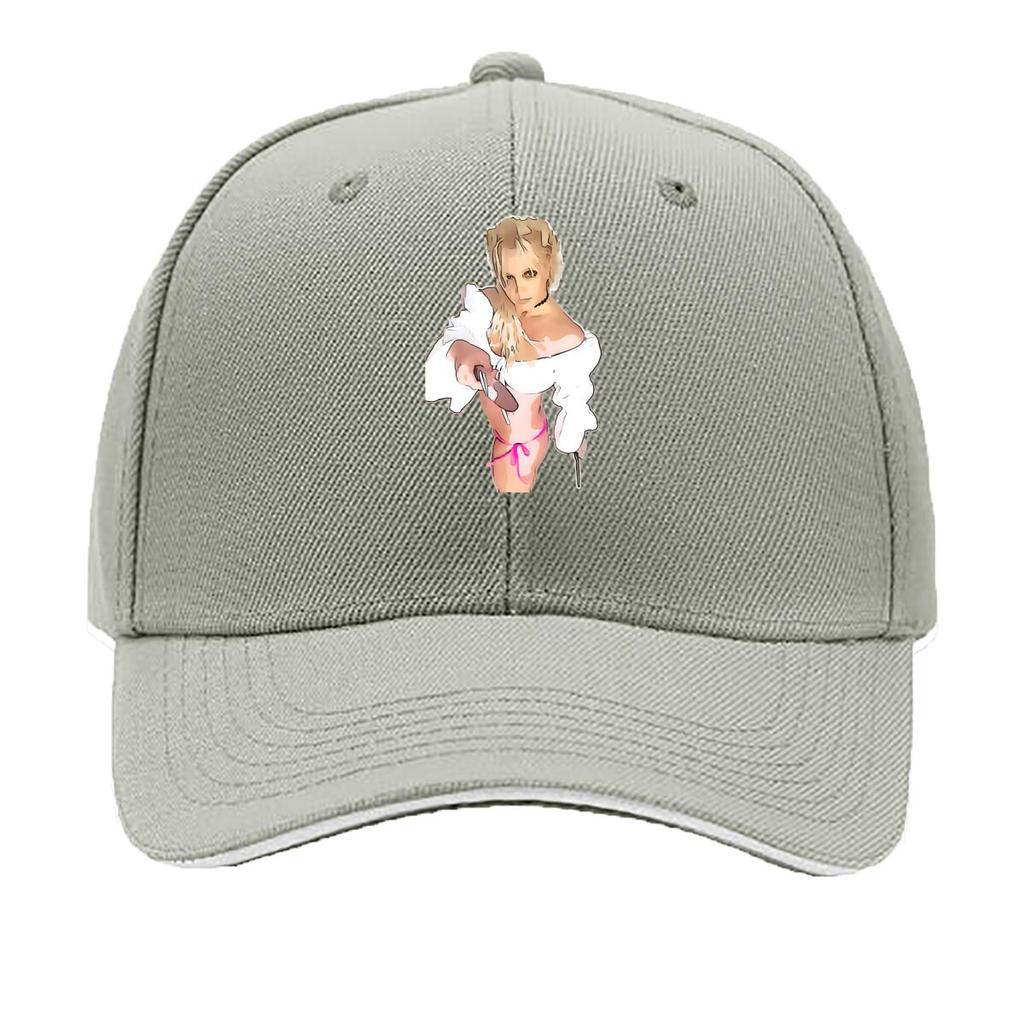 Pinup Retro Fashion Themed Design Sandwich Baseball Cap