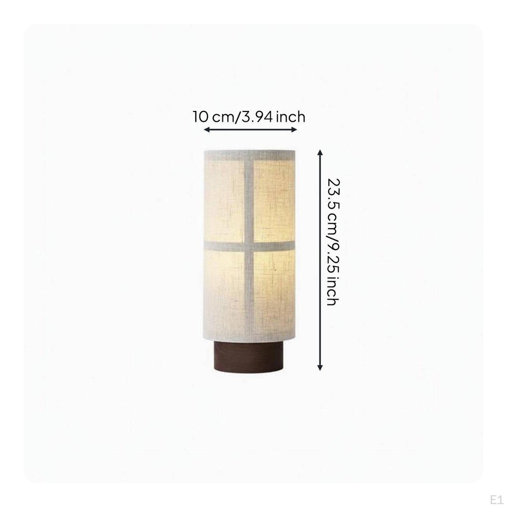 Portable Textile Table Lamp Designer Decor Bedside for Guesthouse