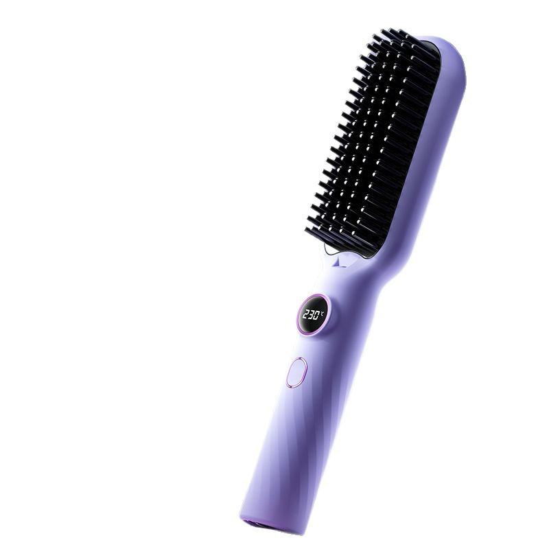 Dual-Use Automatic Hair Straightener & Curler with Wet/Dry Four-Temperature Settings 