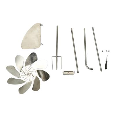 Metal Windmill 360 Degree Rotation Rustproof Waterproof Decorative Stake Wind Spinner for Garden
