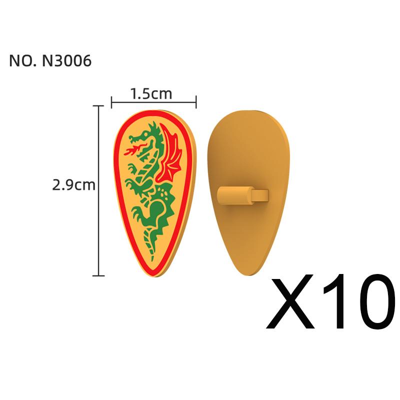 Medieval Knights Figures Accessories Building Blocks Officer Cloak Helmet Cape Armor Shield Black Eagle Red Lion Toys MOC Bricks