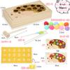 Montessori Toy Educational Toy 3 4 5 6 Years Old 3 In 1 Game Chopstick Training Number Study Multifunctional Fingertip Training Early Development