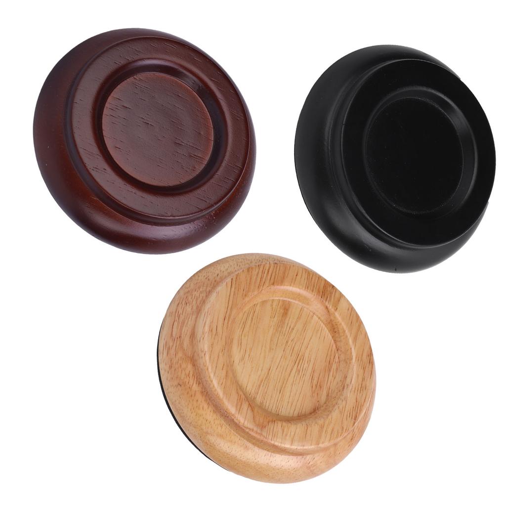 4 st Pianohjulskopp Massivt trä Skumbas Halkfri Ljudreducerande Universal Upprätt Pianohjulskopp F