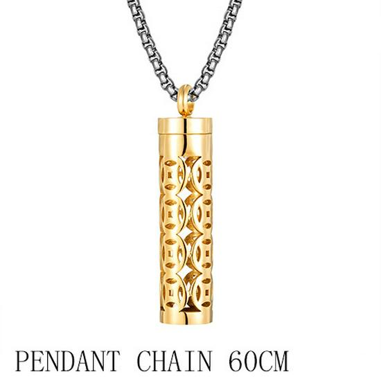 Stainless Steel Aromatherapy Essential Oil Diffuser Pendant Necklace