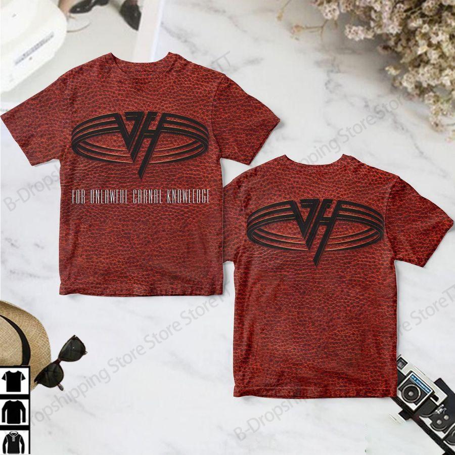 2026 New Rock Band Van Halen 3D Print T-shirt Men Women Fashion Hip Hop Short Sleeve Tops Tees Mens Clothing Graphic T Shirt Men