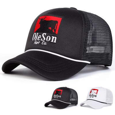 Unisex OleSon Hat Co Letter Embroidery Baseball Net Caps Spring Summer Outdoor Adjustable Casual Hats Dad Hat Sunscreen Hat