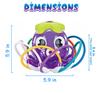 Water Spray Outdoor Toy Octopus Sprinkler Backyard Garden Water Toys Summer Yard Cartoon Splash Sprinkler Baby Bath Toy for Kids