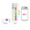 Indice Colore 220 Pezzi Perline Vivaci per Segnapagina