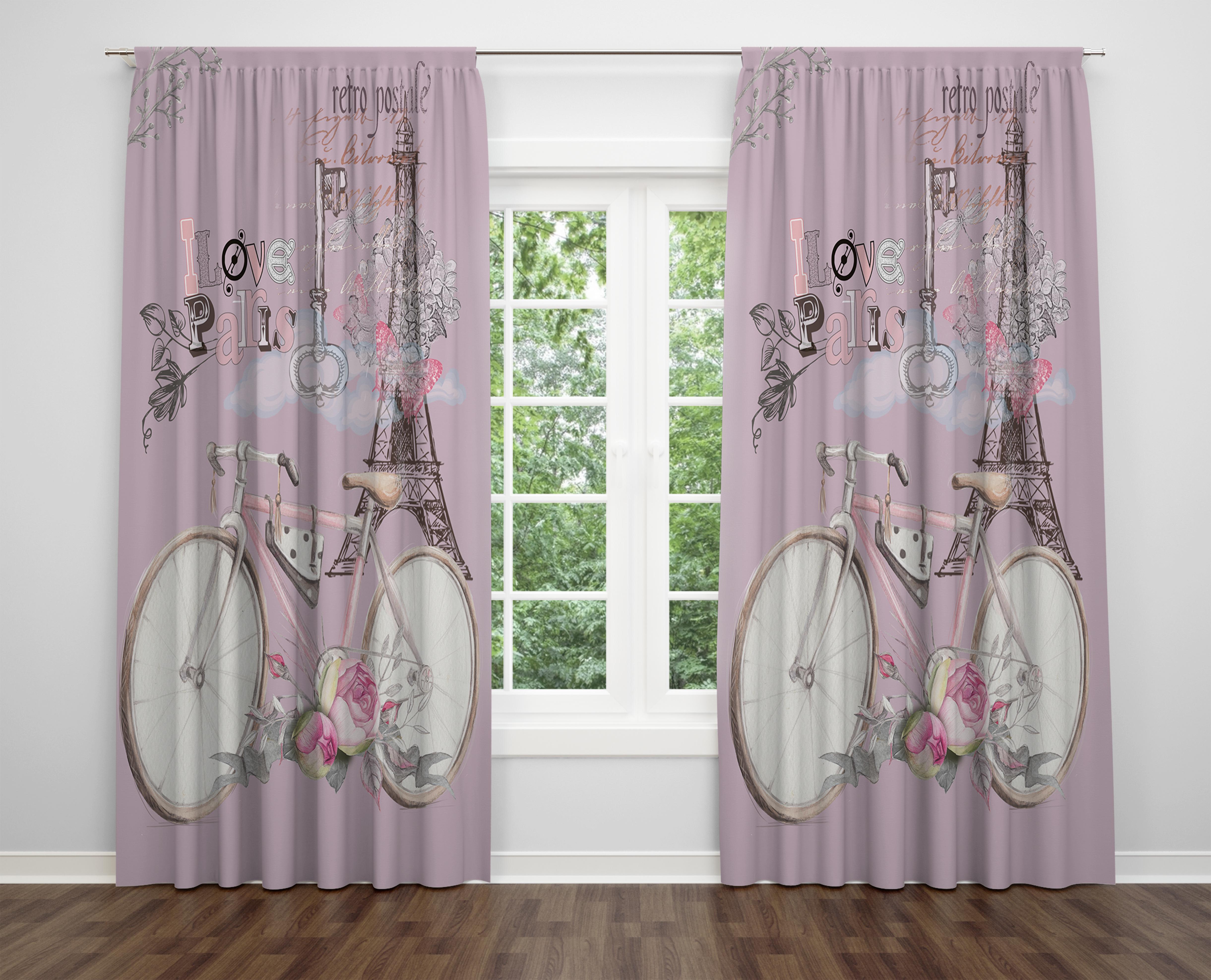 

Декоративний дизайн, високоякісна бавовняна тканина, ви можете вибрати одну або подвійну фіранку з крила 1 piece різнокольоровий