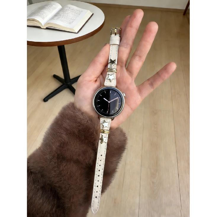 

New 20mm 22mm 18mm strap leather loop band For Samsung Galaxy Watch 7 FE 5 4 6 44mm 40mm for huawei for xiaomi for amazfit universal 20mm