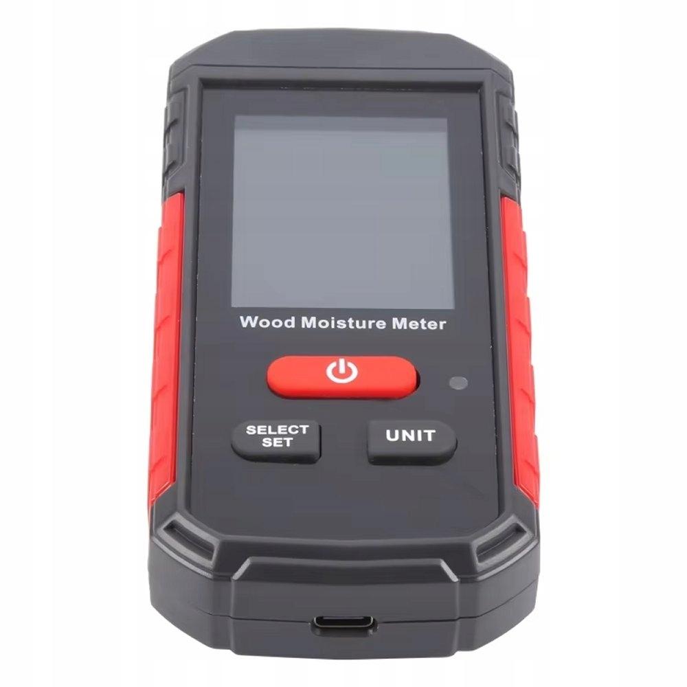 Non-Invasive Induction Moisture Meter For Wood, Building Materials, Thermometer