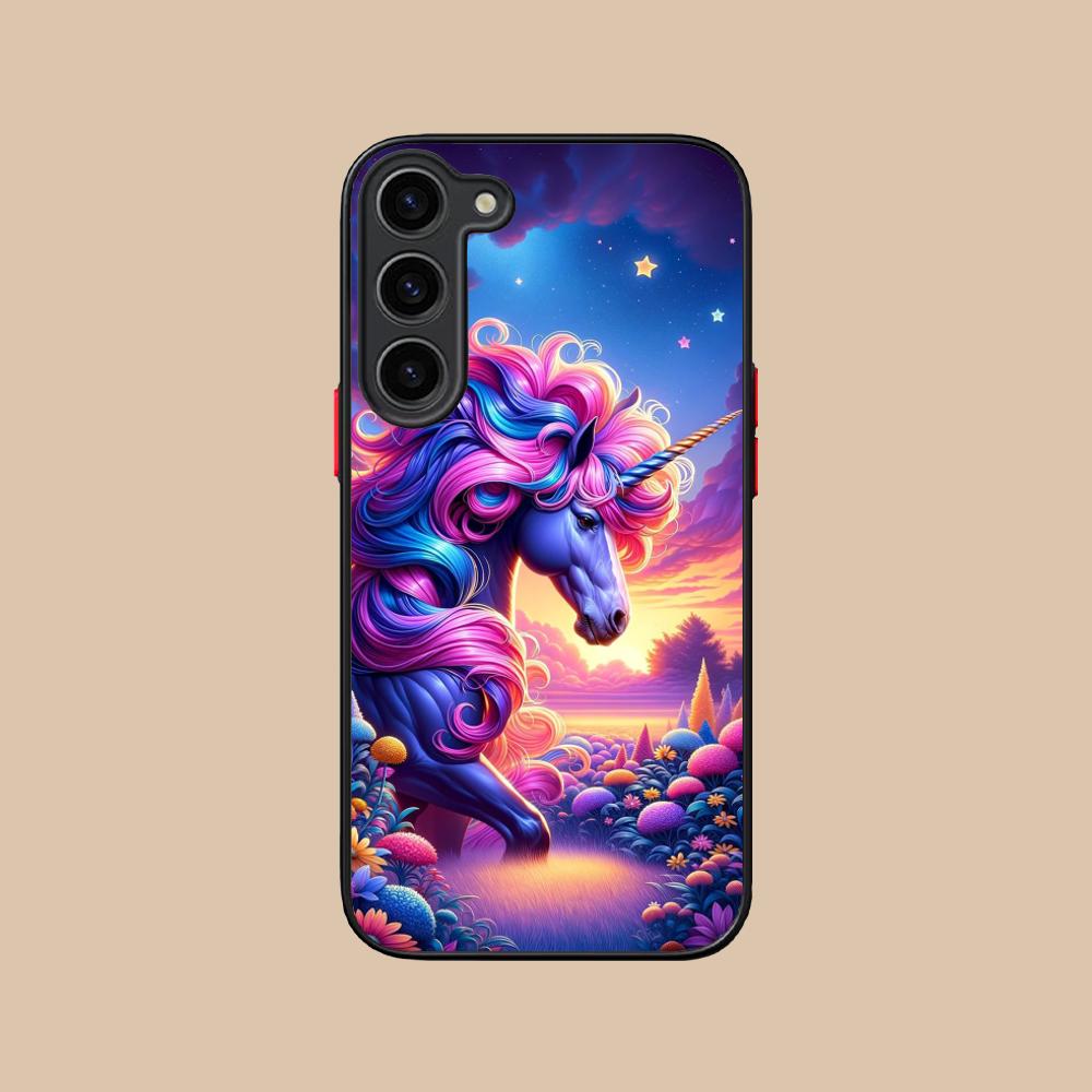 Fantasy Unicorn Mobile Phone Case for Samsung Galaxy S25 S24 S23 S22 S21 Plus FE Ultra Colorful Silicone Cover Cellphones Luxury