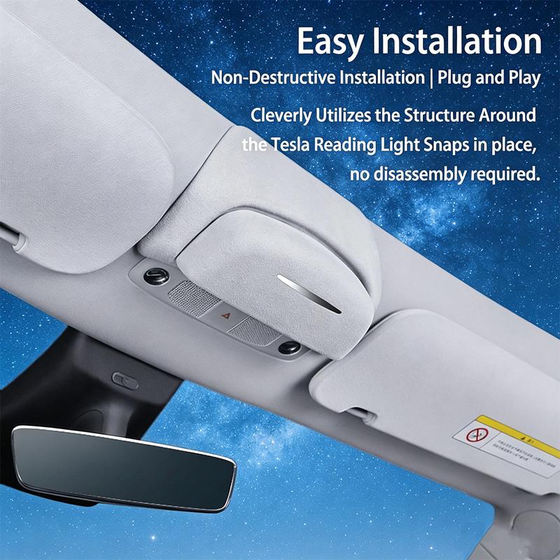 For Tesla Model Y Juniper Car Sunglasses Box Holder Panoramic Sunroof Glasses Storage For Tesla Model 3 Highland Accessories