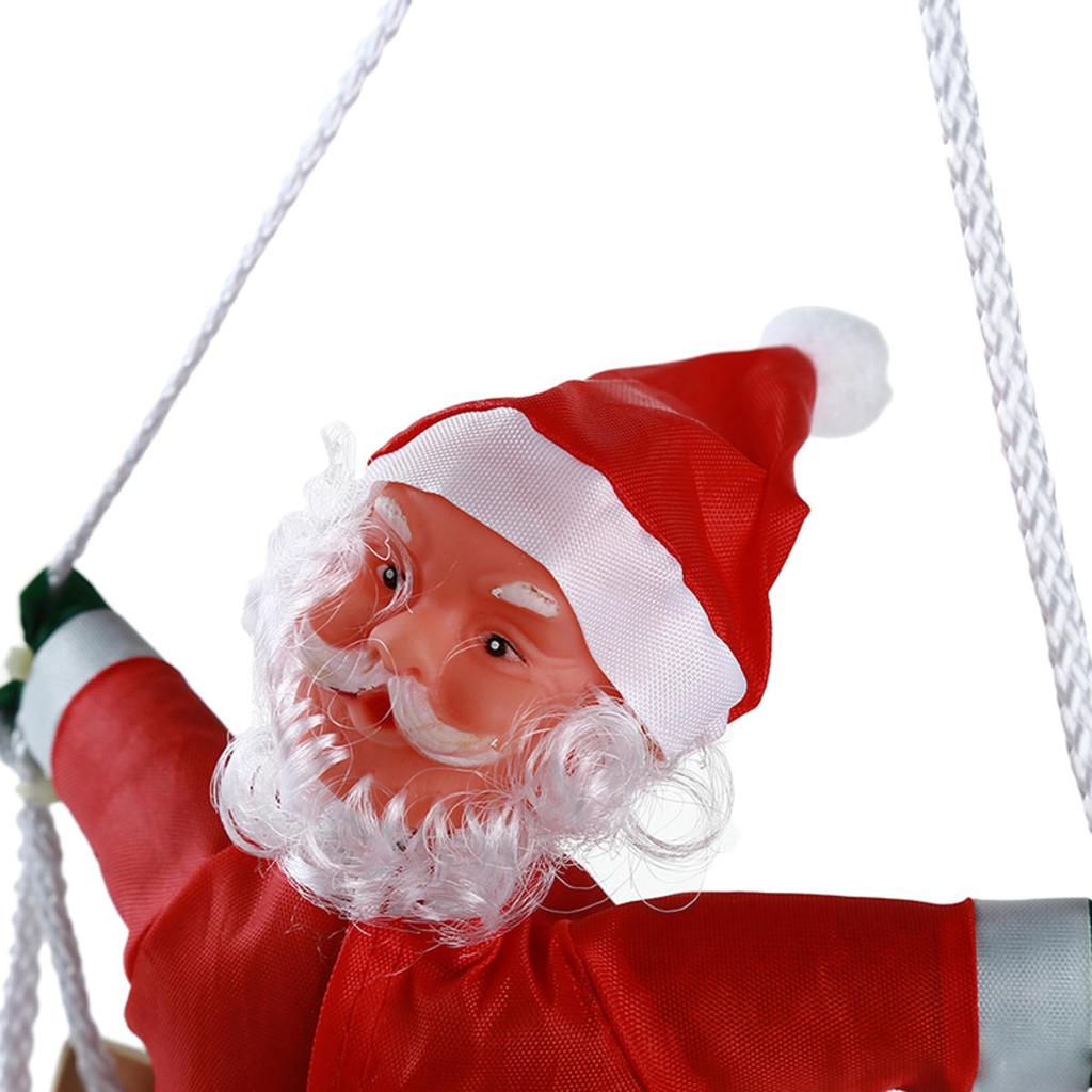 Christmas Santa Claus Climbing Ladder Doll Christmas Tree Hanging Decoration Indoor Door Wall Xmas Pendant New Year Gifts